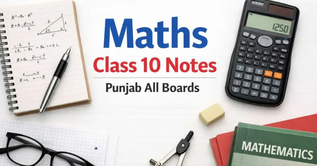 Class 10 Maths New Syllabus Notes PDF Free Download